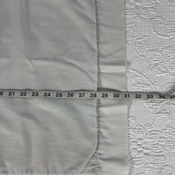 VTG JP Stevens Pillow Sham Pastel Stripe White Edge 80s Cotton 31"x26" Retro '82 - Picture 10 of 16